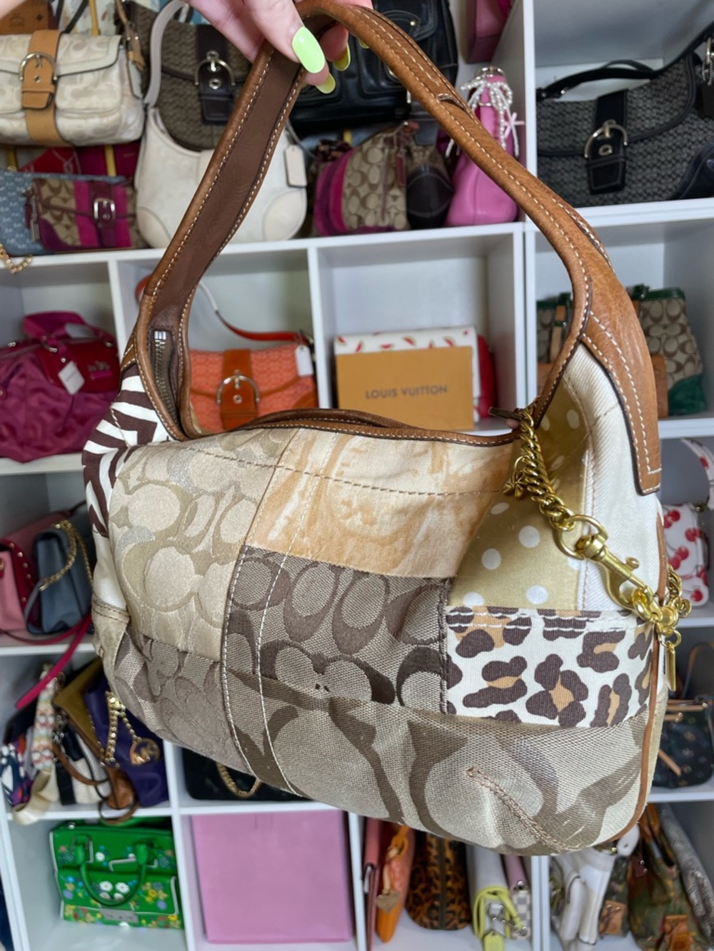 Coach Y2K Ergo Signature Patchwork Hobo Bag - Picture 7 of 17